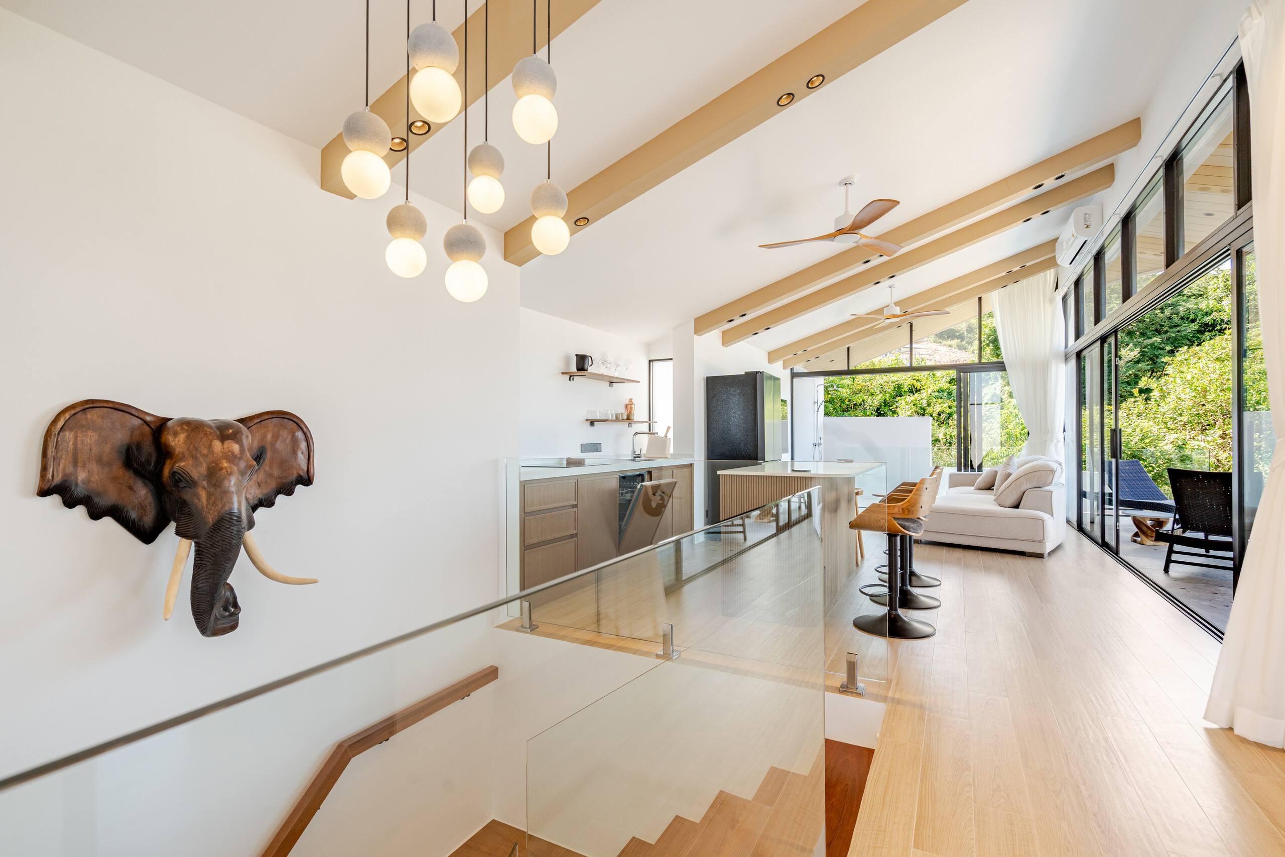 DAO Villas — living room detail